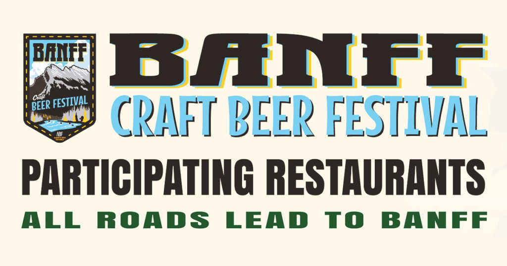 Participating Restaurants in the Banff Craft Beer Festival