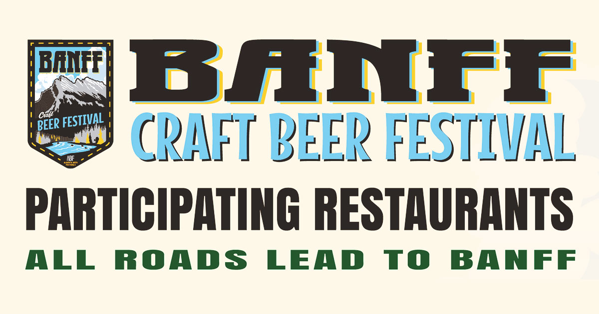 Participating Restaurants in the Banff Craft Beer Festival Alberta